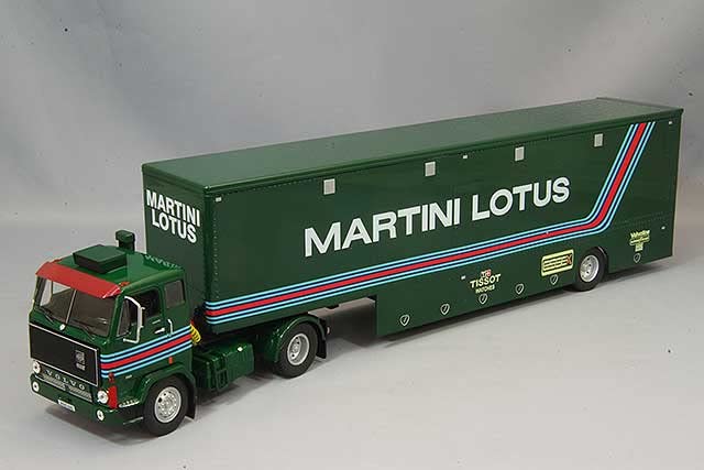 

IXO Volvo F88 Гоночный Транспортер 1/43 Martini Lotus