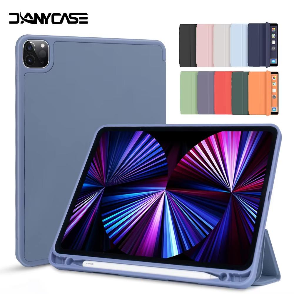 For iPad Air 11 Case iPad 10th Generation 11th A16 9th Cover Gen iPad Pro11 4 5 10.9in 12.9 M2 M3 M4 Pencil Holder Case