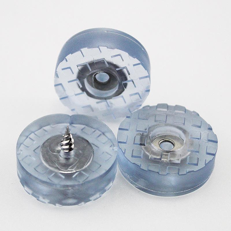 Transparent Moisture-Proof Non-Slip Rubber Foot Pads for Furniture - Heightening & Anti-Wear Square Pads for Tables and Chairs