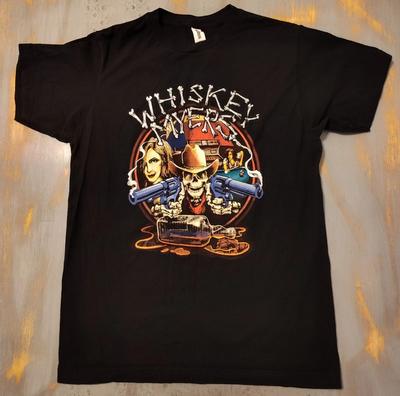 Whiskey Myers Skeleton Cowboy Revolvers Southern Rock Black T-Shirt Unisex T-Shirt