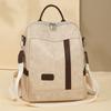 Weicher Lederrucksack Damen Große Kapazität Preppy Rucksack Verschleißfest Leichte Reisetasche