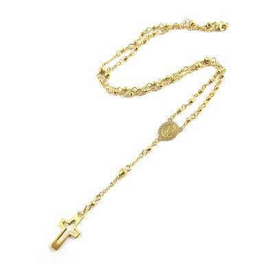[M6505] - Gold Plated 'Virgin Mary' Necklace