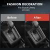 For Suzuki Jimny 2019-2025 Auto Gear Shift Frame Carbon Trim Anti Scratch Center Console Interior Decor Upgrade Mod Accessories