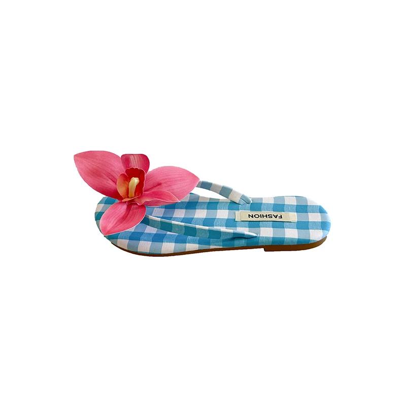 Sandals Decorations Flower Shoe Accessories Vacation Style Removable Butterfly Orchid Shoes Charms DIY Shoe Buckle Clogs Buckle