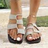 Summer New Women Slippers Flat Bottom Outdoor Shoes Open Toe Beach Female Sandals Sexy Fashion Designer Slippers Slides Woman