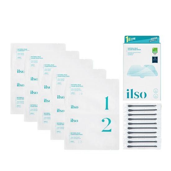 ilso Natural Mild Clear Nose Pack (5 Sheets)