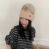 Niche design snowflake jacquard women's knitted hat high quality thickened warm winter cold ear protection hat