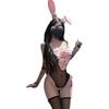 Flirty Backless Crotchless Bunny Bodysuit for Role Play