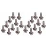 20Pcs Flanged Hex Bolts 304 Stainless Steel Flange Head Screws M6x20 Industrial Construction Fastener