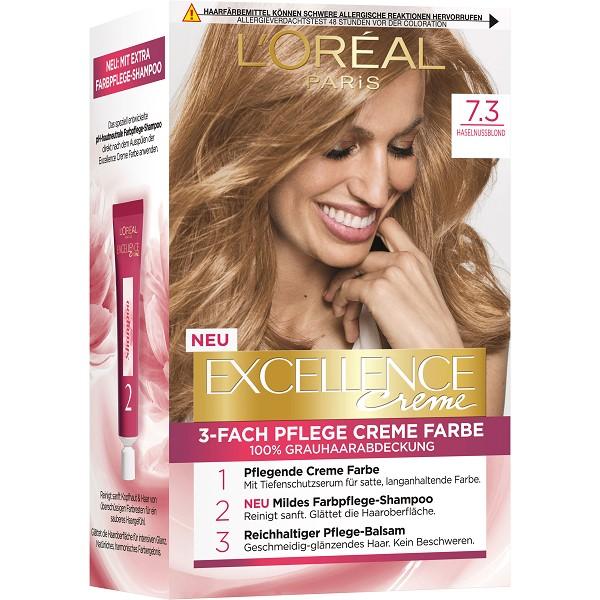 

Краска для волос L Oreal Excellence 7.3 Лесной блонд 1-й
