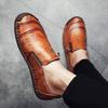 Large size autumn new men's leather shoes genuine leather men's shoes driving Doudou shoes men's casual shoes business glove shoes