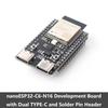 Nano ESP11-C6 WiFi Bluetooth Development Board 161MHz Dual Type-C USB Onboard USB To Serial Full GPIO For Arduino IoT DIY