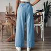 Women's Straight Pants Fashion Casual Pants Nine Point Harlan Pants
