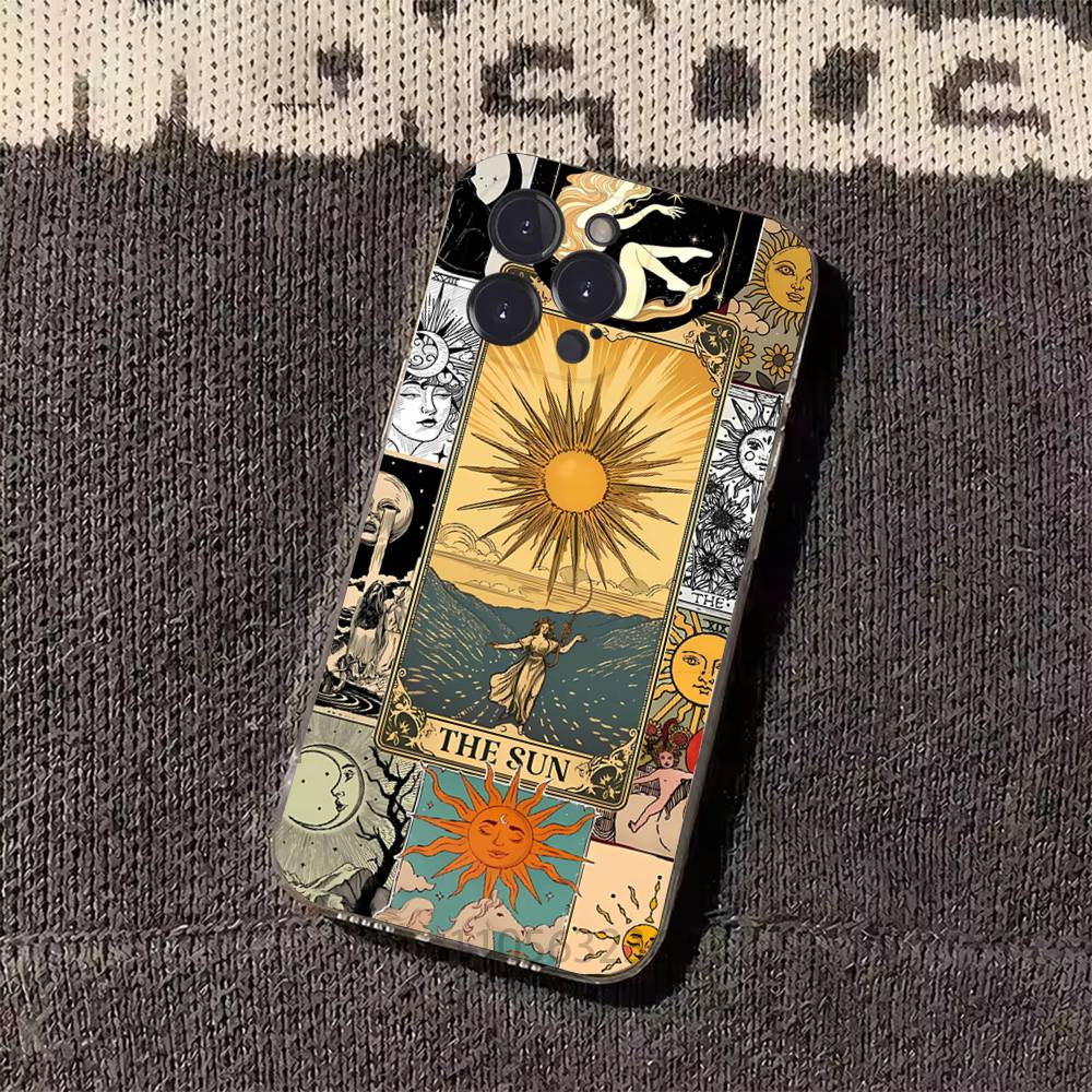 

Таинственный Египетский Таро Чехол для Телефона для iPhone 11Pro 13 12 11 Pro Max 16e 17 Air 16 15 14 Plus 11ProMax iPhone12PRO
