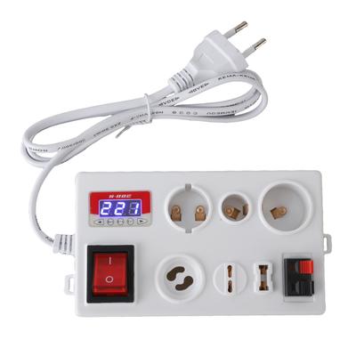 Probador de Voltaje LED Multifuncional Medición de Corriente Voltaje Potencia Pantalla LED Caja de Prueba de Lámparas para B22 E14 E27 GU10