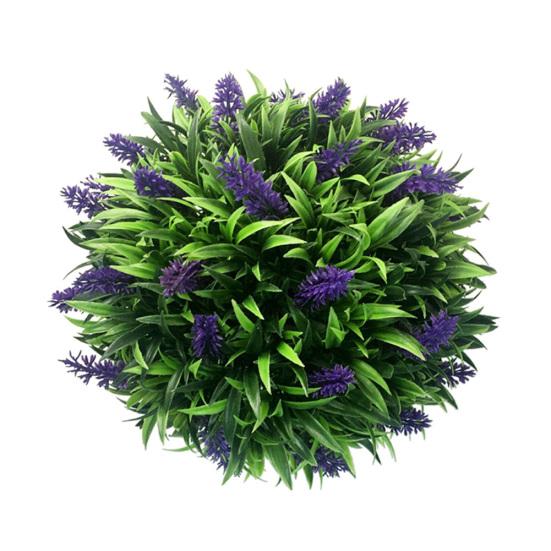 20/25cm Artificial Plastic Lavender Flower Ball Garden Wedding Ceremony Decor