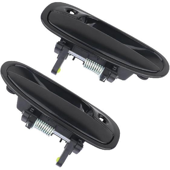 Exterior Door Handle W/Keyhole Compatible With Honda Civic 1996-2000 Replaces 72180S00004 72140S00004 Front Left Right Side Outside Door Handle