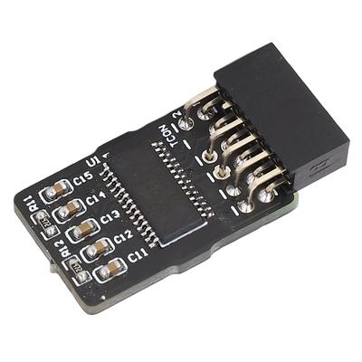 TPM2.0 Module GA 12‑1 Pin 2x6P TPM2.0 Encryption Security Module for DDR4 Memory Motherboards