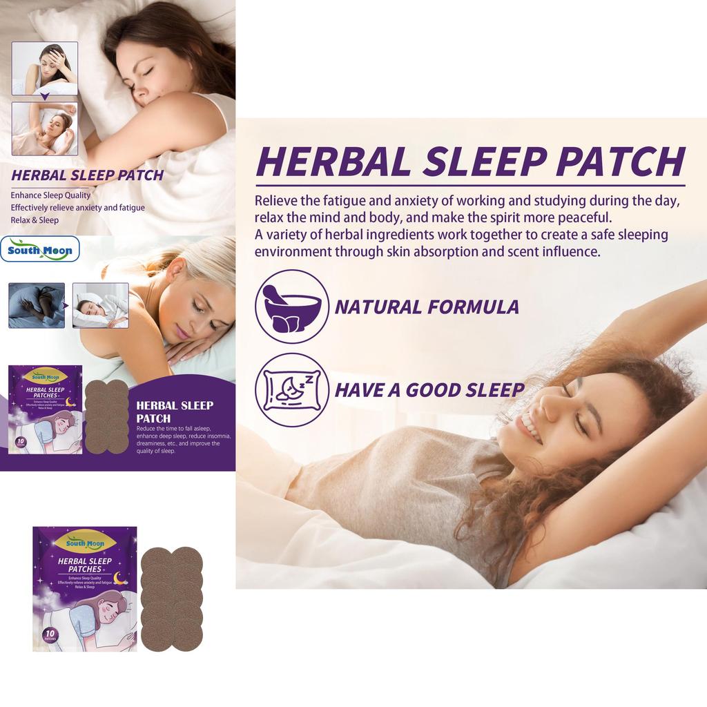 South Moon Relaxing Sleep Patches For Stress Relief And Body Wellness Care