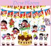 Ryans Party World Decoração Utensílios de Mesa Copo de Papel Prato Faixas Aniversário Infantil