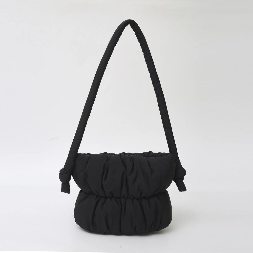 Niche Design Dopamine Nylon Shoulder Bag Sweet Mini Tote Triple Crossbody Bag for Women