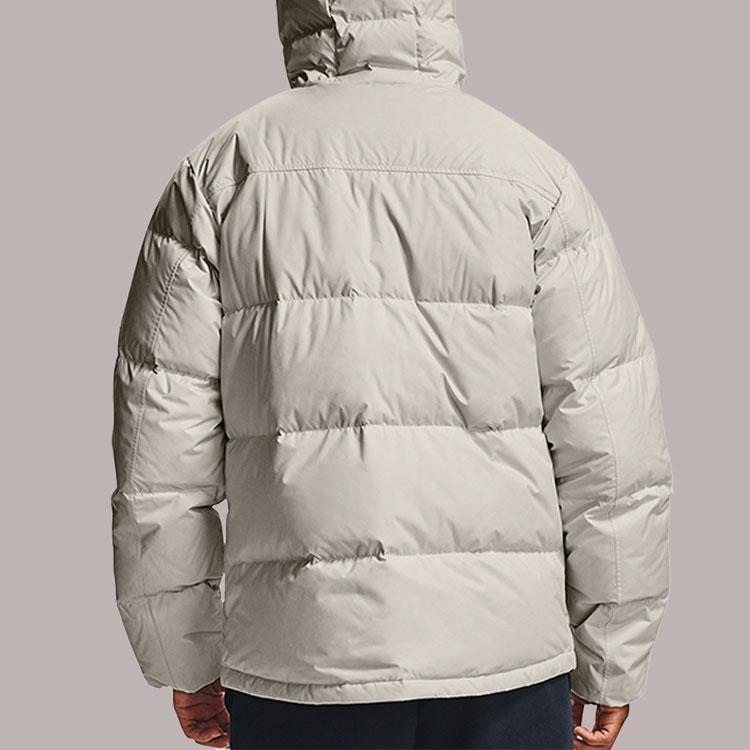 Under Armour Sportstyle Casual Hooded Down Jacket Men Outerwear White 1355853-110