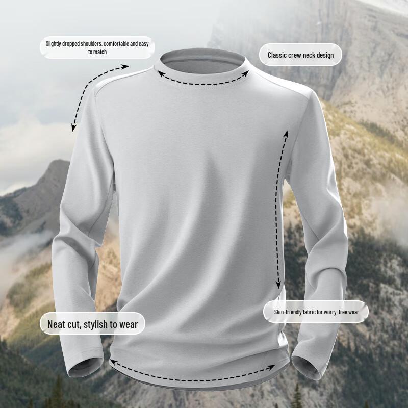 VANCL Men's Quick-Dry Long Sleeve Performance T-Shirt
