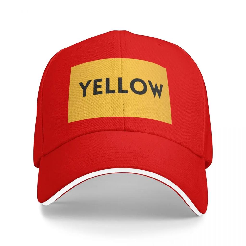 Yellow Baseball Cap Hat   Funny hats summer hat luxury woman cap Man Womens
