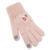 Winter Women Adult Plus Velvet Thickening Cute Finger Gloves