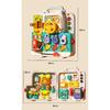Baby Busy House Sensorial Montessori Toys 3D Busy Board Music Light Switch Fine Motor Training Games Educational Toys For Kids