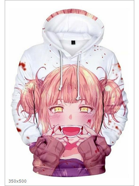 Herren Hoodie mit langem Ärmel, 3D Digital Bunte Serie