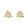 Earrings 2025: Trendy Round Face-Slimming Minimalist Studs - Versatile Korean Style for Influencers