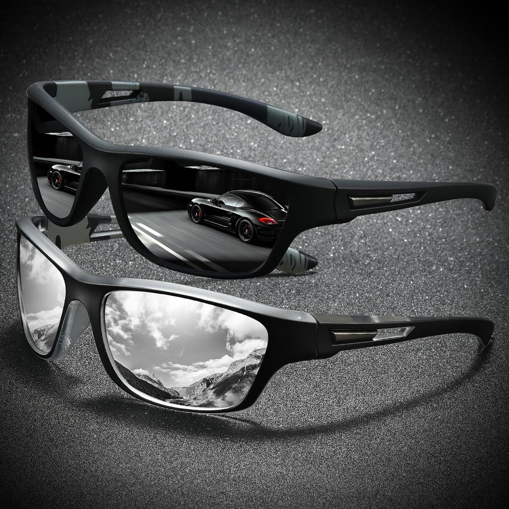 2/3PCS Brand New Men Sunglasses Polarized Sun Glasses Women UV400 Outdoor Baseball Softball Sport Eyewear Fishing Goggles