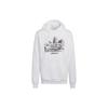 adidas Originals Trefoil Logo Print Sport Langarm Hoodie Herren Hoodie Weiß HC7164