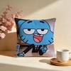 Stylish TThe Amazing World of Gumballable Cushion Cover Stylish Washable Pillow Cover Ideal for Couch Bedroom Car Decoration