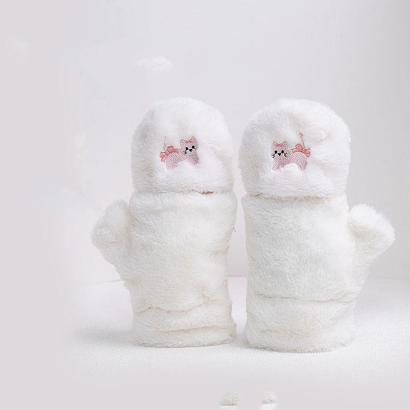 

Новые перезаряжаемые и с подогревом зимние сенсорные перчатки для улицы, теплые перчатки для катания на лыжах, офисные сенсорные перчатки, перчатки с полными пальцами Cute cat style