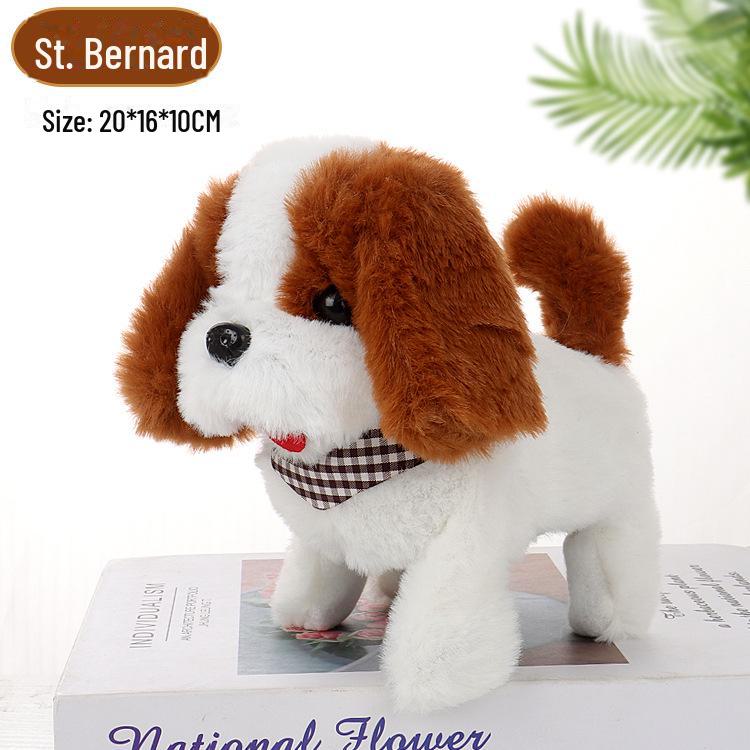 Cute Electric Plush Dog: Butt-Wagging Corgi, Husky & Golden Retriever