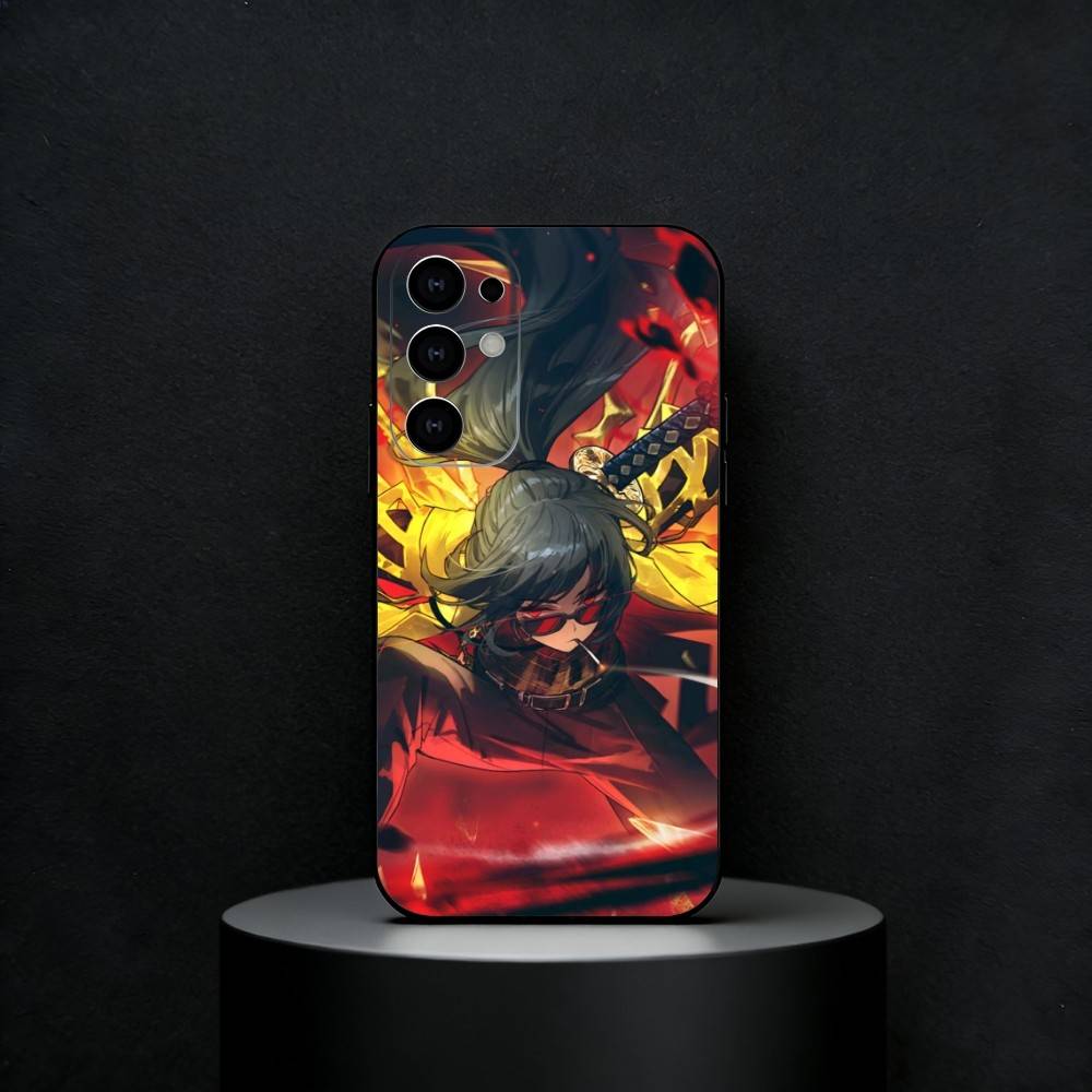 Game L-Limbus Company Phone Case For Samsung S25,24,23,22,30,21,10,9,Ultra,Plus,FE 5G Black Soft Case Samsung S21lite
