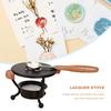 Eco-friends Wax Seal Candle Heater Retro Wax Seal Stamp Sealing Wax Furnace Pot Wood Fire Lacquer Stove Card Making Tools