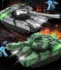 Remote Control Off-Road Armored Tank Toy with Firing Capability