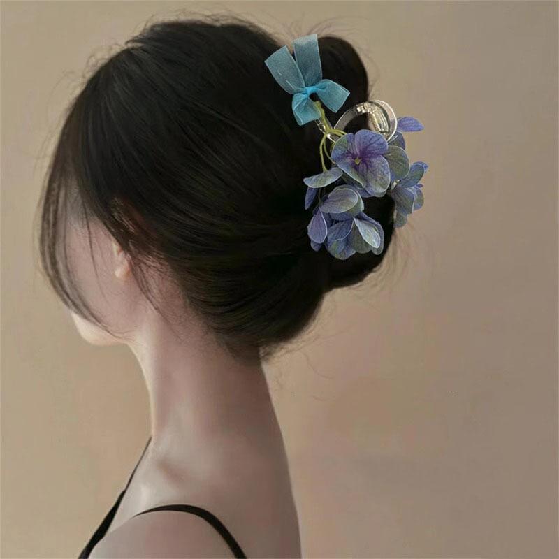 1pc Summer Super Fairy Orchid Flower Gripper New Butterfly Hair Clip Fresh, Sweet, and High End Headwear