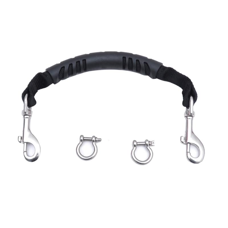 Scubas Tauchlicht Kameragriff mit Wirbelhaken und Klemme Unterwasser-Kamera-Rigs Lanyard-Riemen Tauchkamera-Lanyard