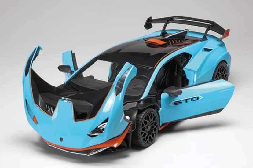 Happinet 114 Scale RC Lamborghini Huracan STO (Ages 6 and Up)