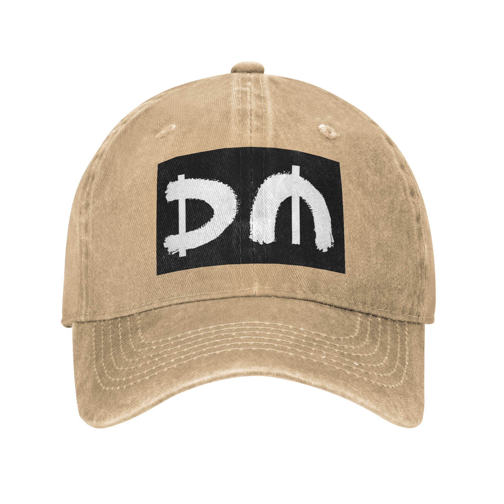 

Electronic Rock Depeche Cool Mode Washed Denim Cap Casual Baseball Caps Adjustable Hat Summer Unisex Baseball Hats One Size