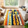 Jungle Giraffe Adventure Non-Slip Home Carpet Design for Office Decor Living Room Bedroom Gift