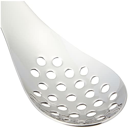 Pearl Metal Renge Spoon, Slotted, Stainless Steel, Antibacterial, Made in Japan, B-1535