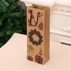 Christmas Kraft Paper Wine Gift Bag for Bottles - Holiday Home Supplies