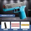 P320 Pistol Gun Soft Bullet Automatic Toy Gun With Blowback Outdoor Sports Shooting Game Christmas Birthday Gift For Kids