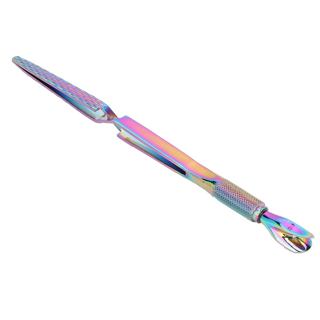 Nagelkunst Pinzette Edelstahl Nagelhautschieber Falsche Nägel Formpinzette Nagelkunst WerkzeugeFarbig