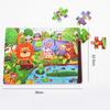 Wooden 120 Pieces Puzzle, Children's Animal Dinosaur Cartoon Plane Puzzle Baby Early Education Puzzle Building Block Toy